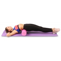 Ролик массажный для йоги INDIGO Foam roll IN022 60*15 см Зеленый